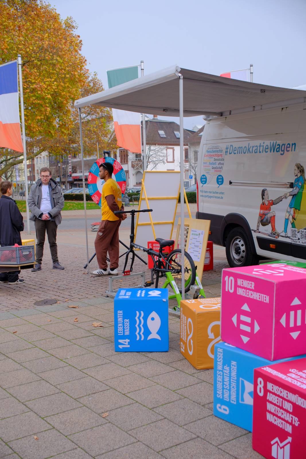 Foto 02 vom Demokratiefest der Partnerschaft für Demokratie Lampertheim