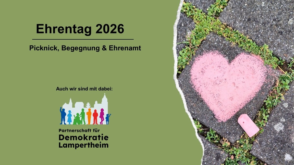 Header mit der Info Ehrentag 2026 und dem Untertitel: Picknick, Begegnung & Ehrenamt