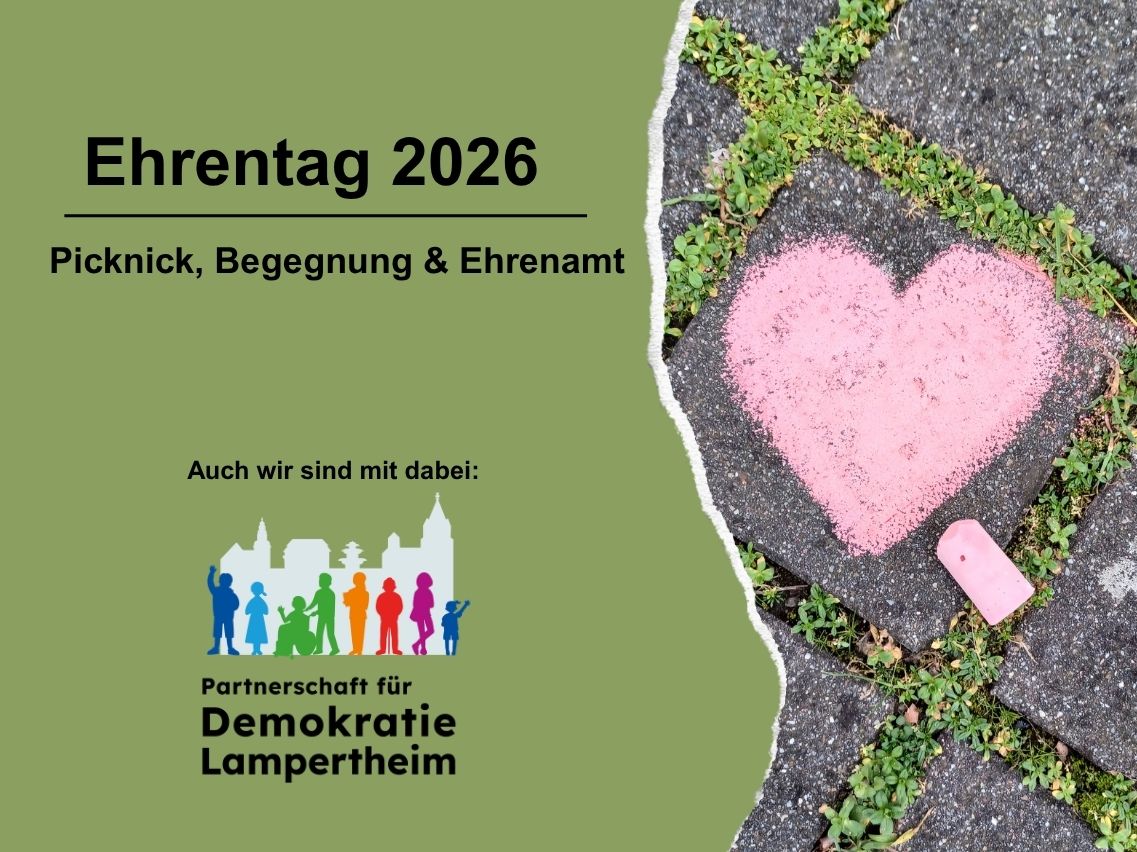 Header mit der Info Ehrentag 2026 und dem Untertitel: Picknick, Begegnung & Ehrenamt