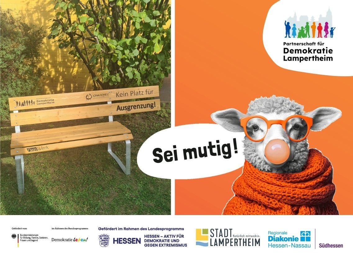 Header: Sitzend für die Vielfalt