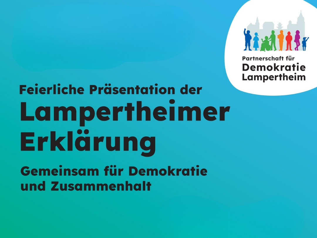 Lampertheimer-Erklaerung_Header Header: Ankündigung der Veranstaltung: Feierliche Präsentation der Lampertheimer Erklärung.