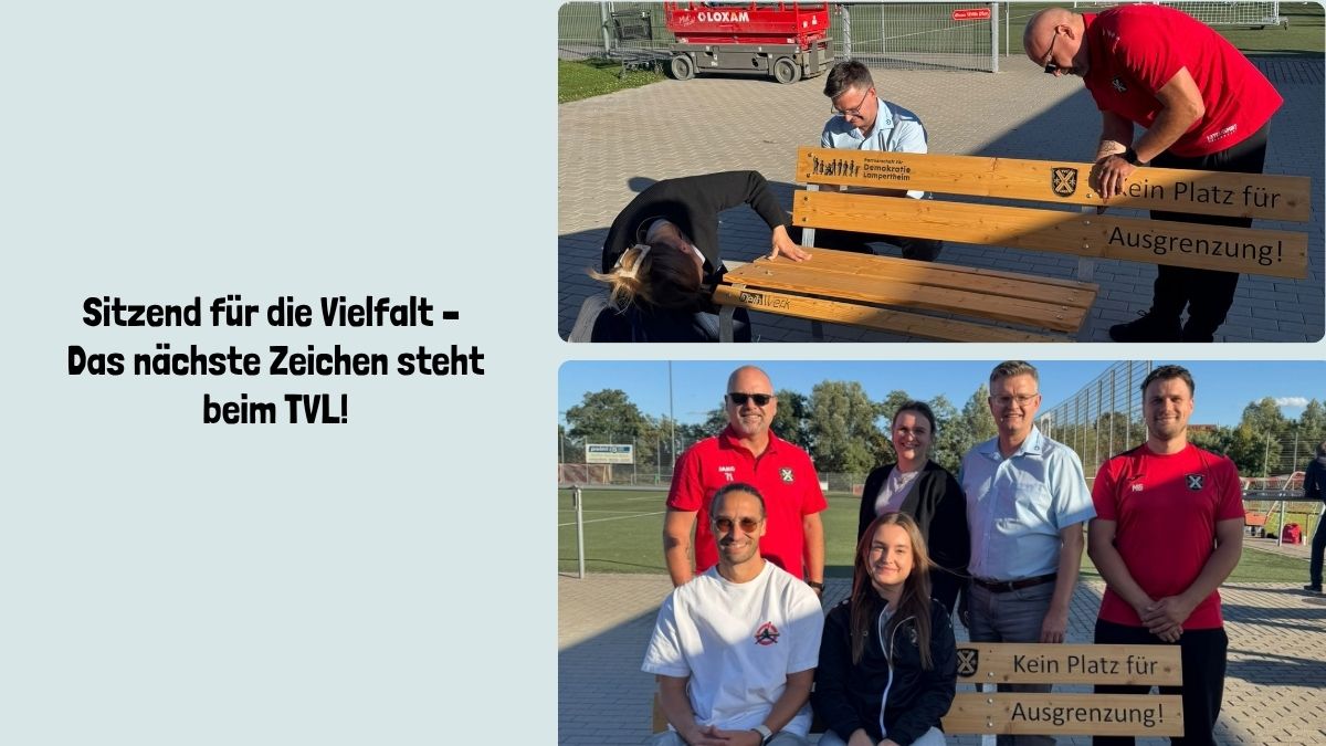 Header: Sitzend für die Vielfalt - Das nächste Zeichen steht beim TVL!