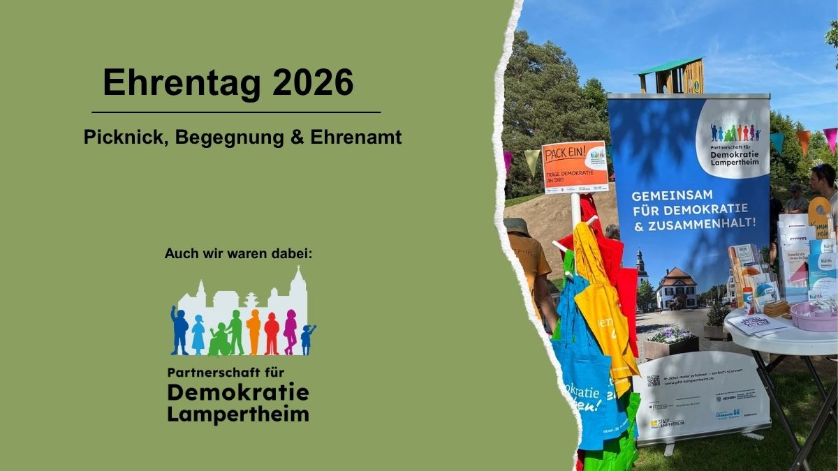 Header mit der Info zur Teilnahme am Ehrentag 2026 und dem Untertitel: Picknick, Begegnung & Ehrenamt