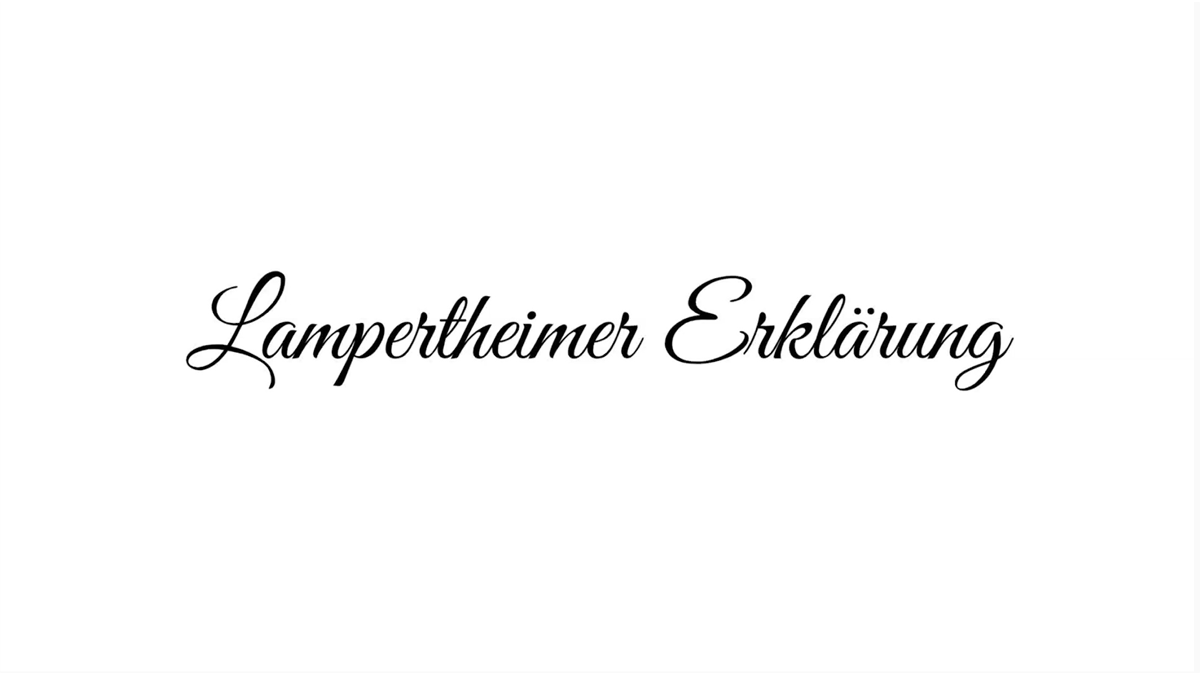 Titel "Lampertheimer erklärung"