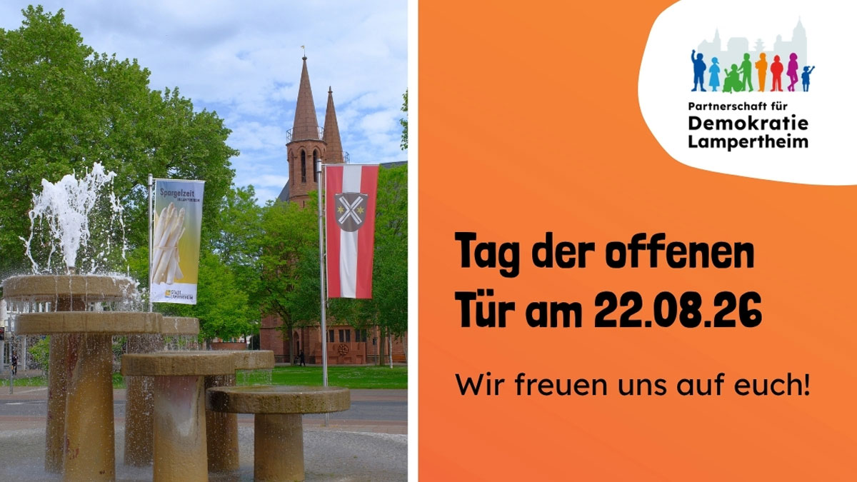 Tag der offenen Tür am 22.08.2026. Wir freuen uns auf euch!